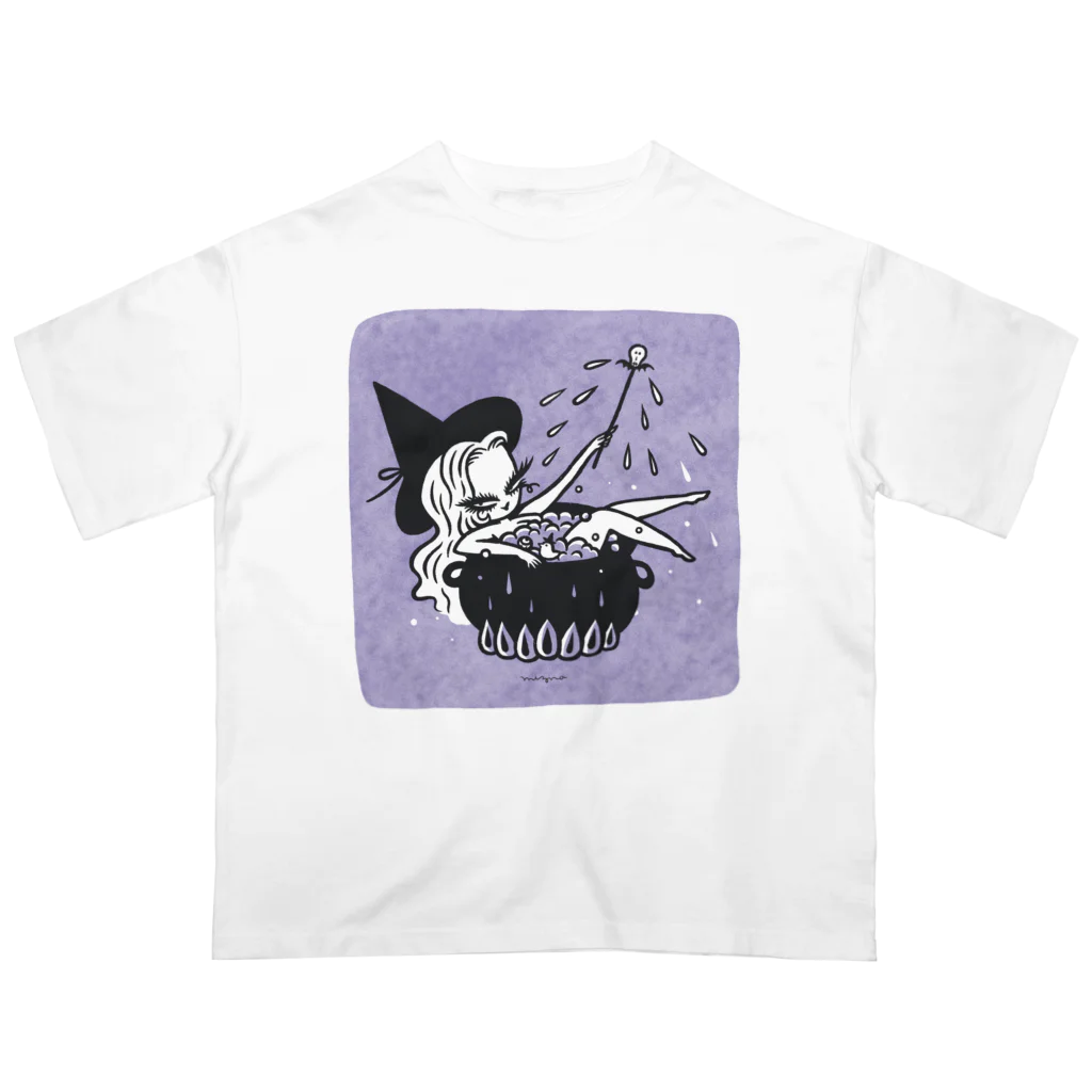 Mizna WadaのBlack Cauldron Oversized T-Shirt