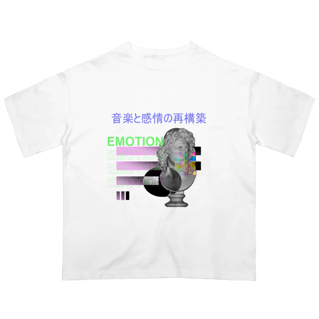 Unkonowの音楽と感情の再構築 オーバーサイズTシャツ