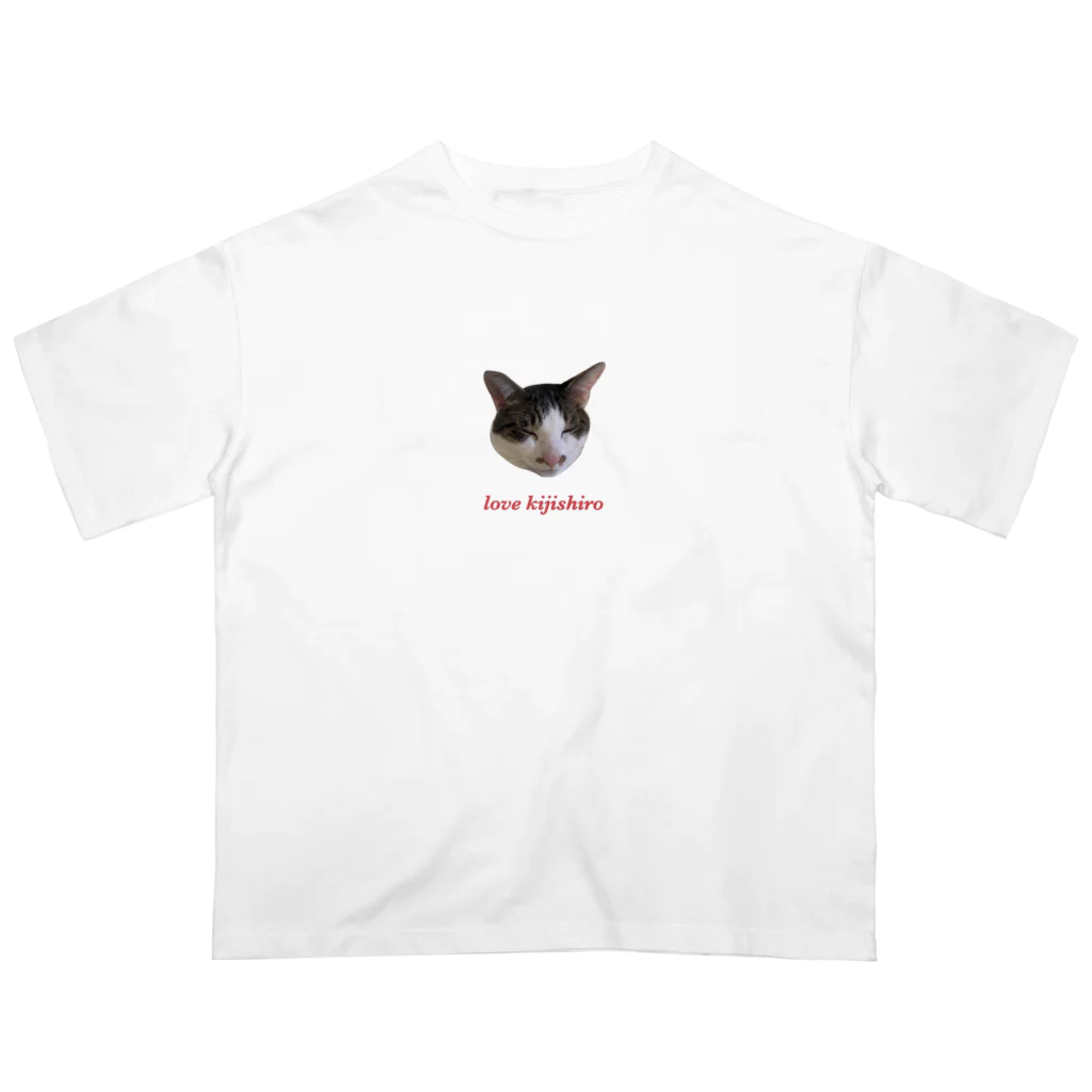 きじしろらばーのkijishiro lover (きじしろねこ) オーバーサイズTシャツ