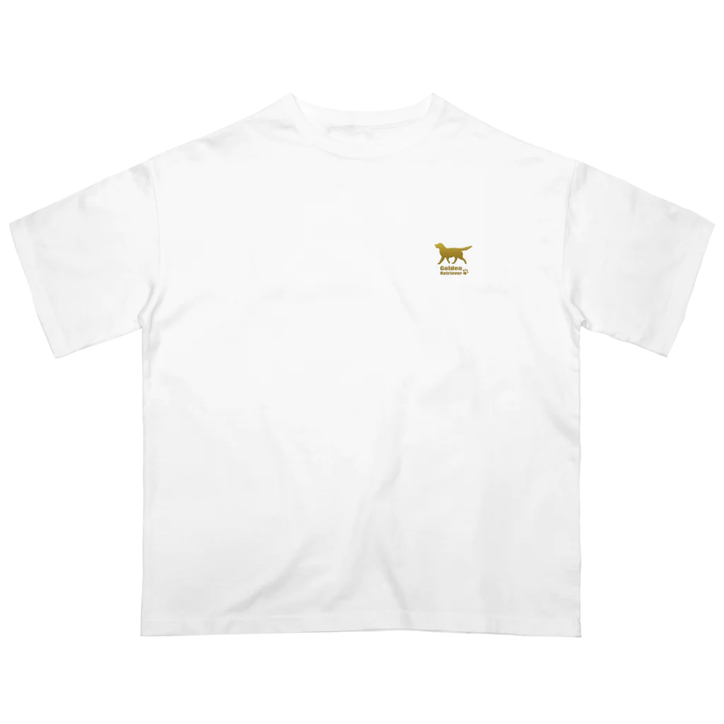 HALO-GOLDENのゴールデンレトリバー オーバーサイズTシャツ