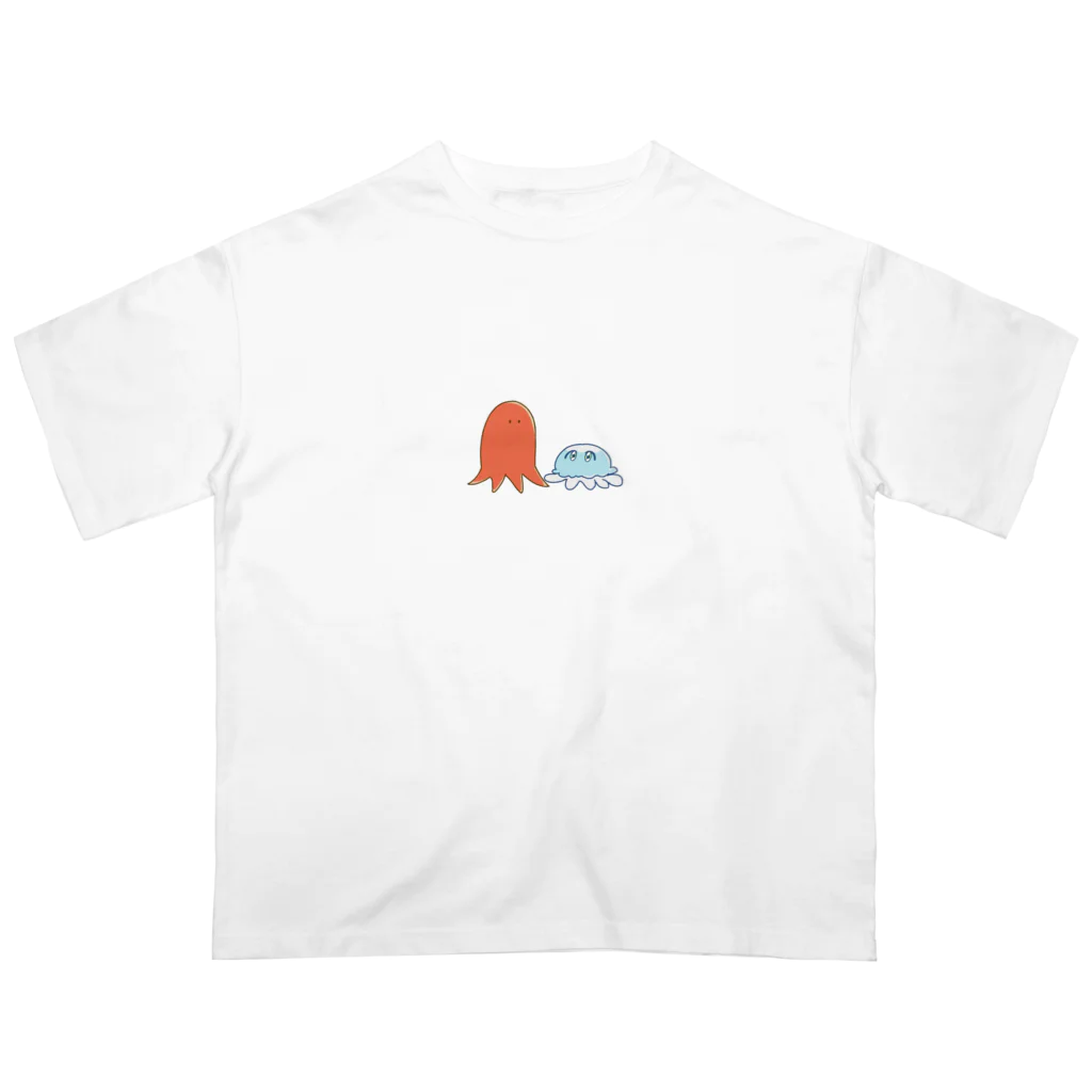 手毬堂／temaridoの自分をタコだと思っているタコウナくん Oversized T-Shirt