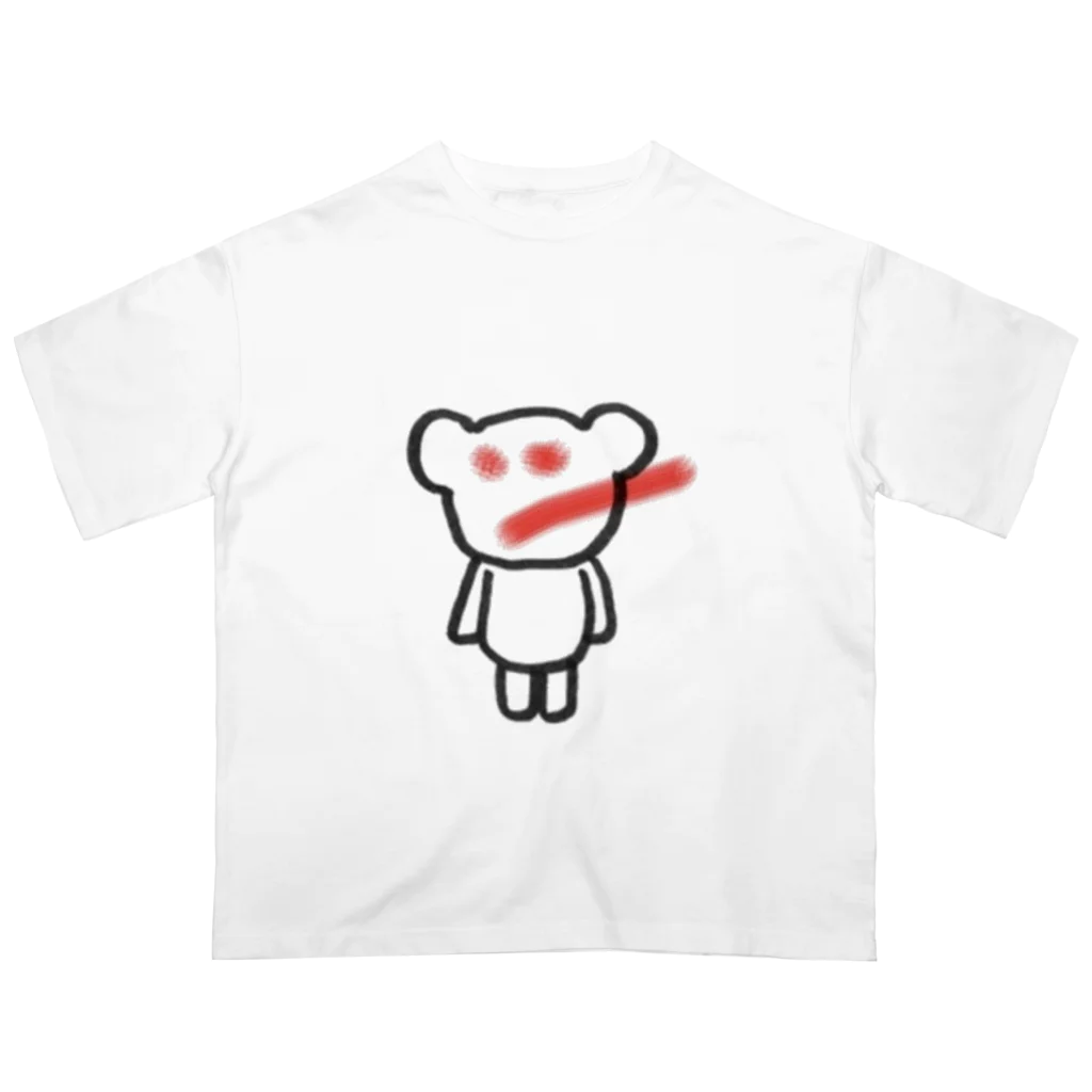 KUMANOKOのくまのこ オーバーサイズTシャツ