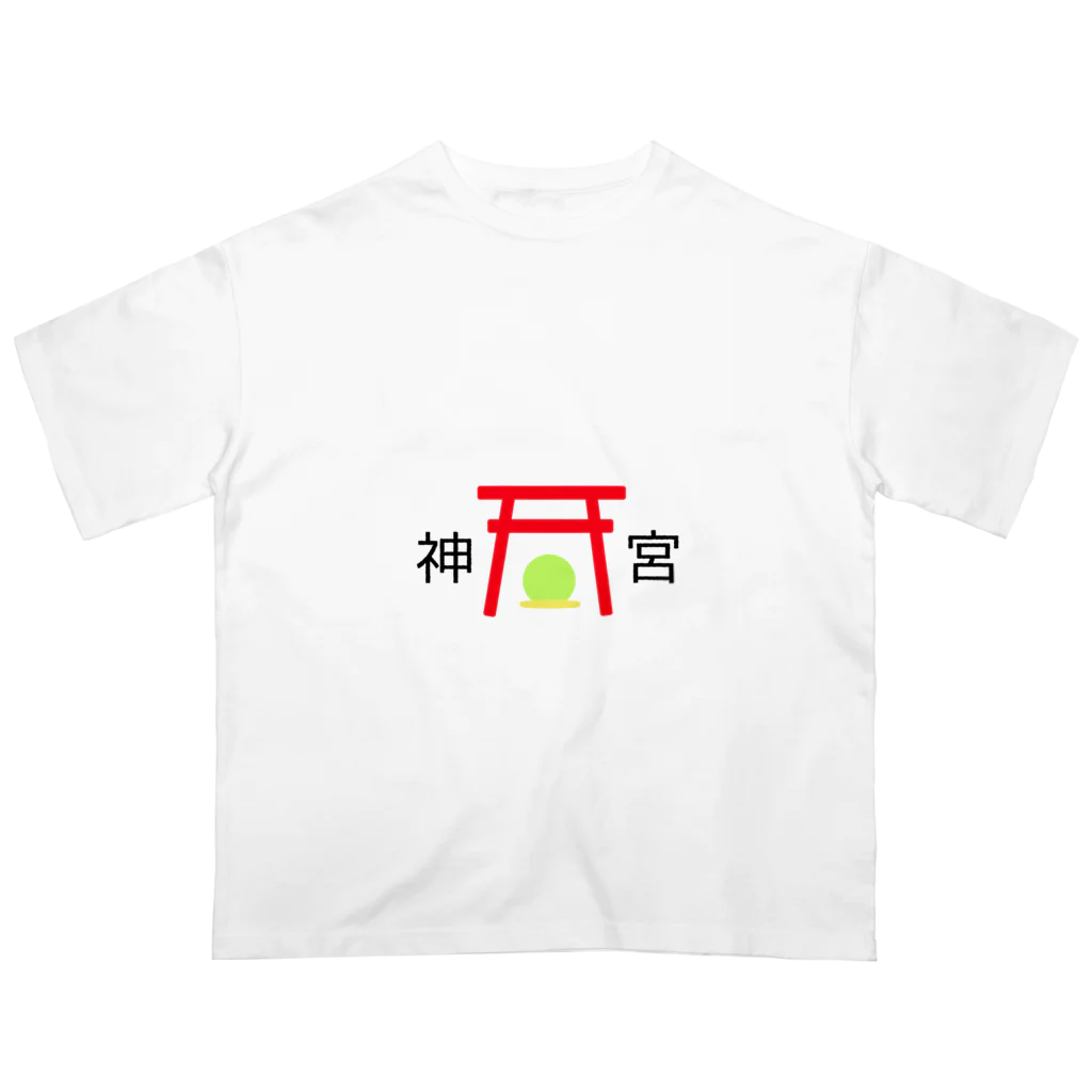 神風-KAMIKAZE-の神宮 -宝玉- オーバーサイズTシャツ