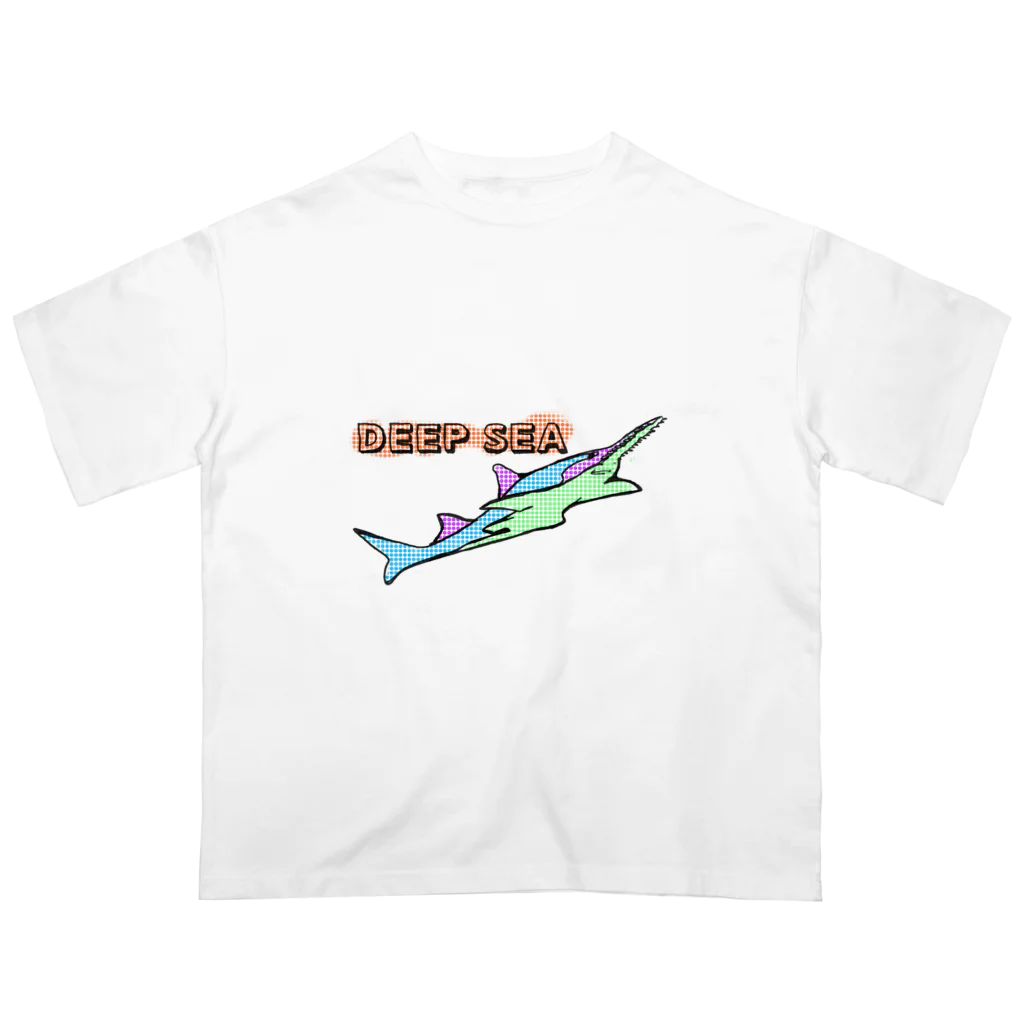 UKIPPAののこぎりざめ【深海魚シリーズ】DEEPSEA オーバーサイズTシャツ