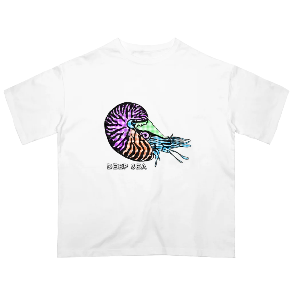 UKIPPAのオウムガイ【深海魚シリーズ】DEEPSEA オーバーサイズTシャツ