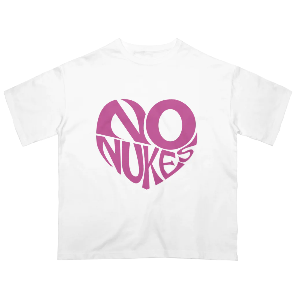 Chou InoのNO NUKES HEART オーバーサイズTシャツ