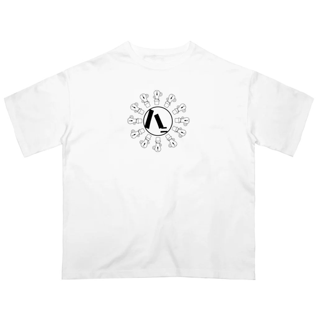 akapantoriのはにわマーク オーバーサイズTシャツ