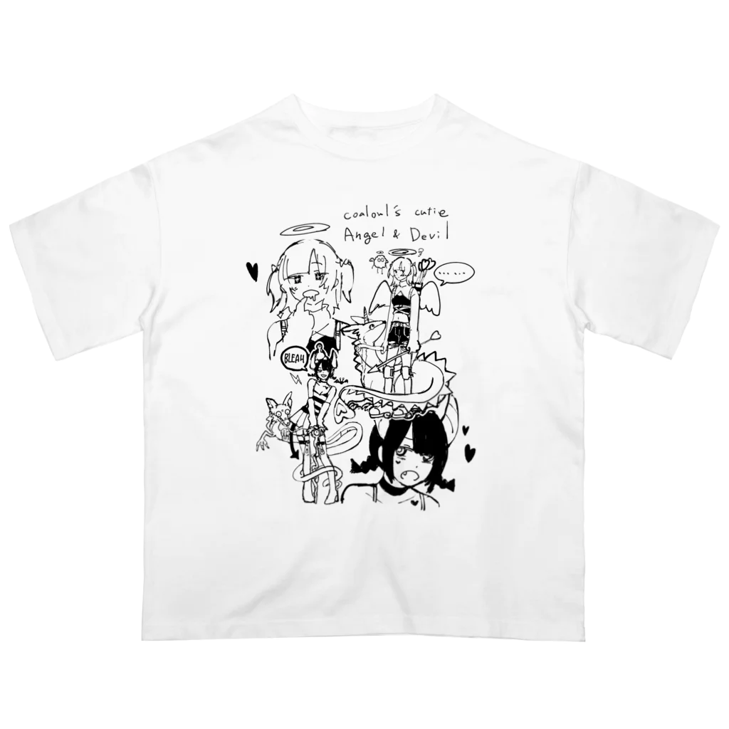 coalowl(コールアウル)の天使の子、悪魔の子 オーバーサイズTシャツ