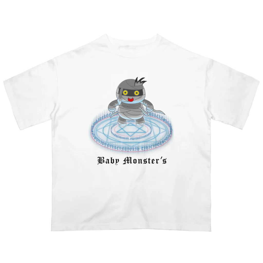 かいほう屋のBaby　Monster’ｓ「ミイラ君」 Oversized T-Shirt