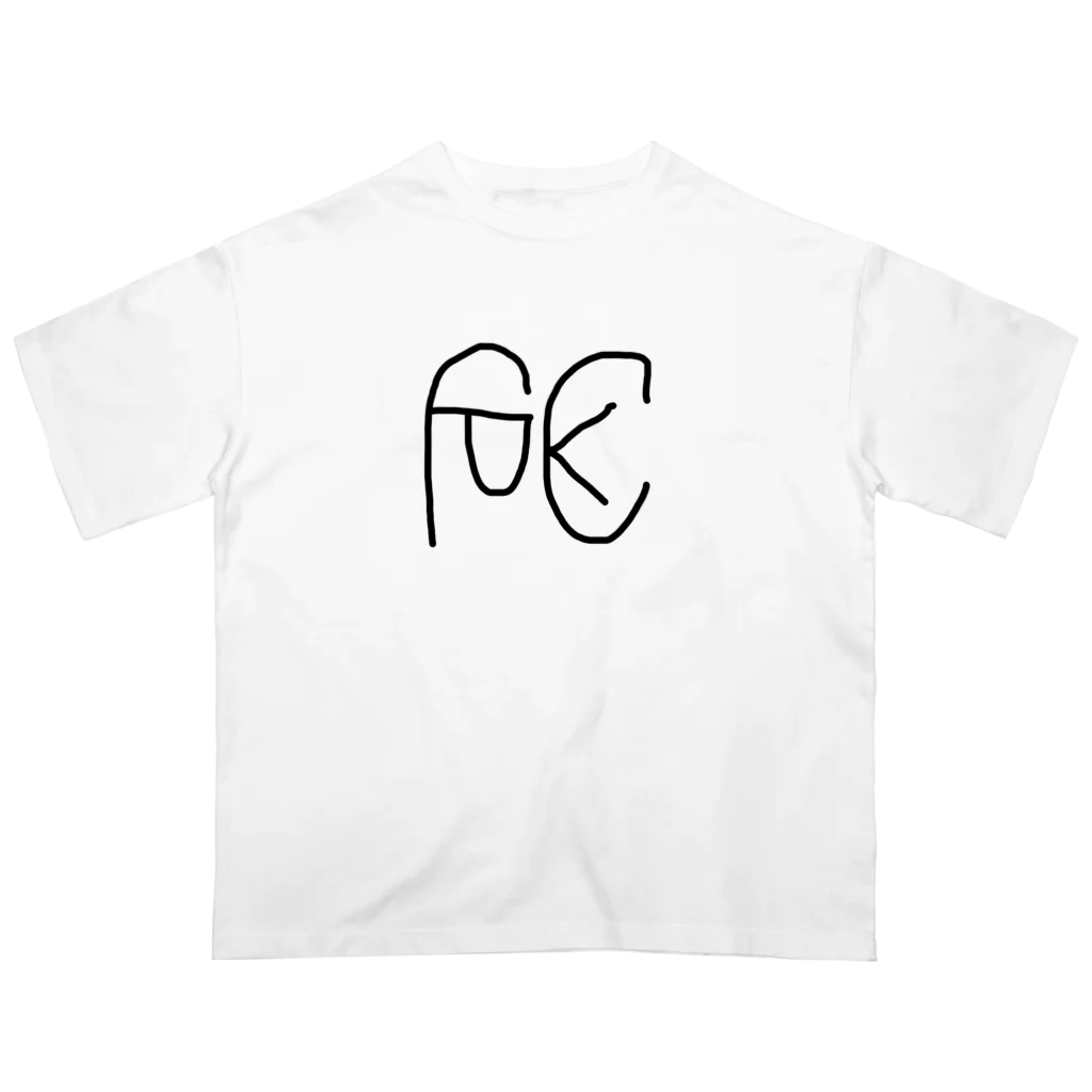 嫌われ者のアート工房　Archaic smileのデザイナーズFxxC  オーバーサイズTシャツ