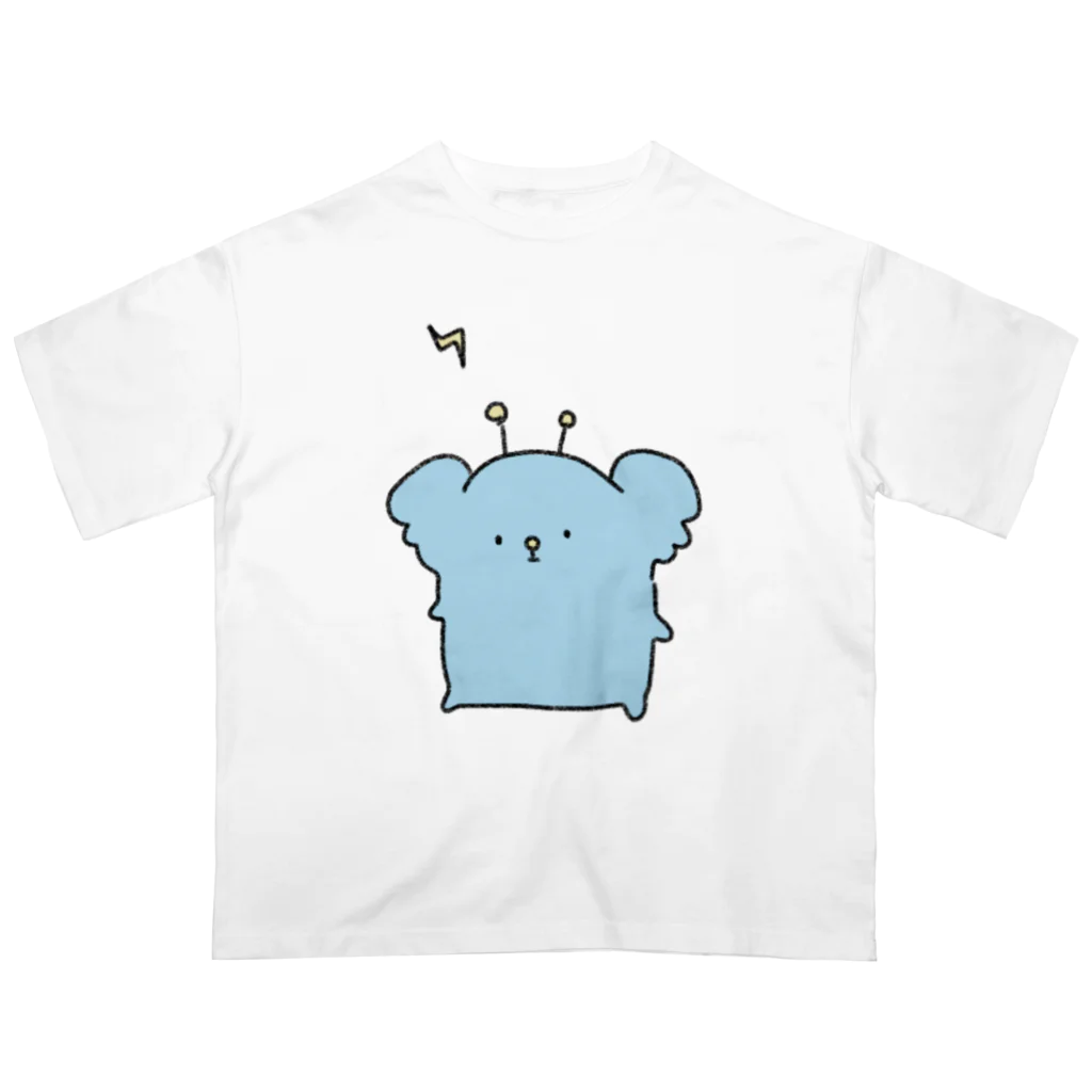 momeのどこかの星の生き物 - 青いやつ Oversized T-Shirt