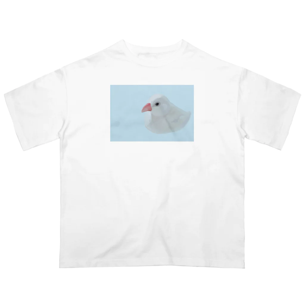 ふわキャラ工房のもっちり文鳥さん Oversized T-Shirt