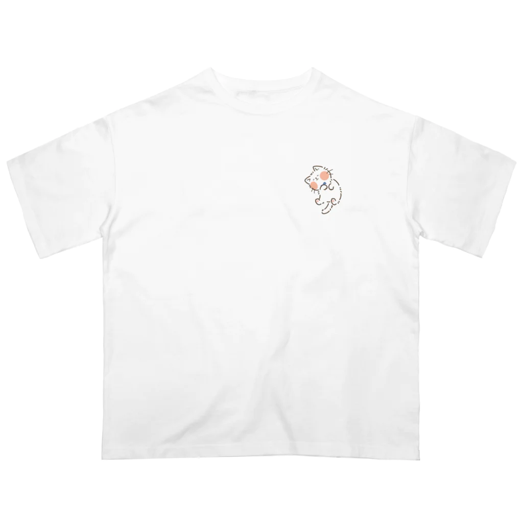 *hanami*のすやすやにゃんこ。 オーバーサイズTシャツ