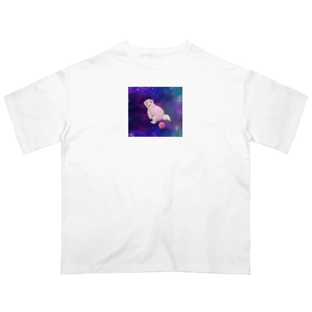 パワータイプの🦷の星生む犬 オーバーサイズTシャツ