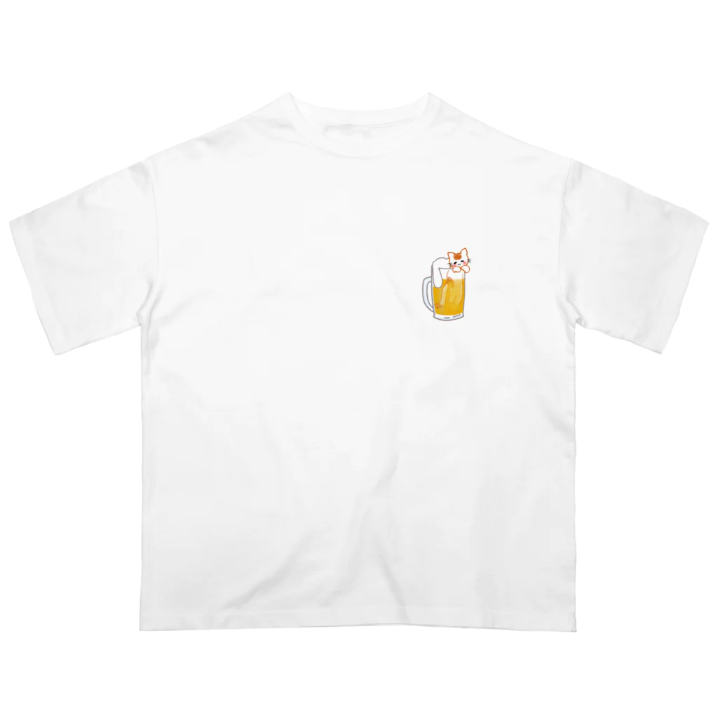 momo-nonoのもちもちほっぺのねこ Oversized T-Shirt