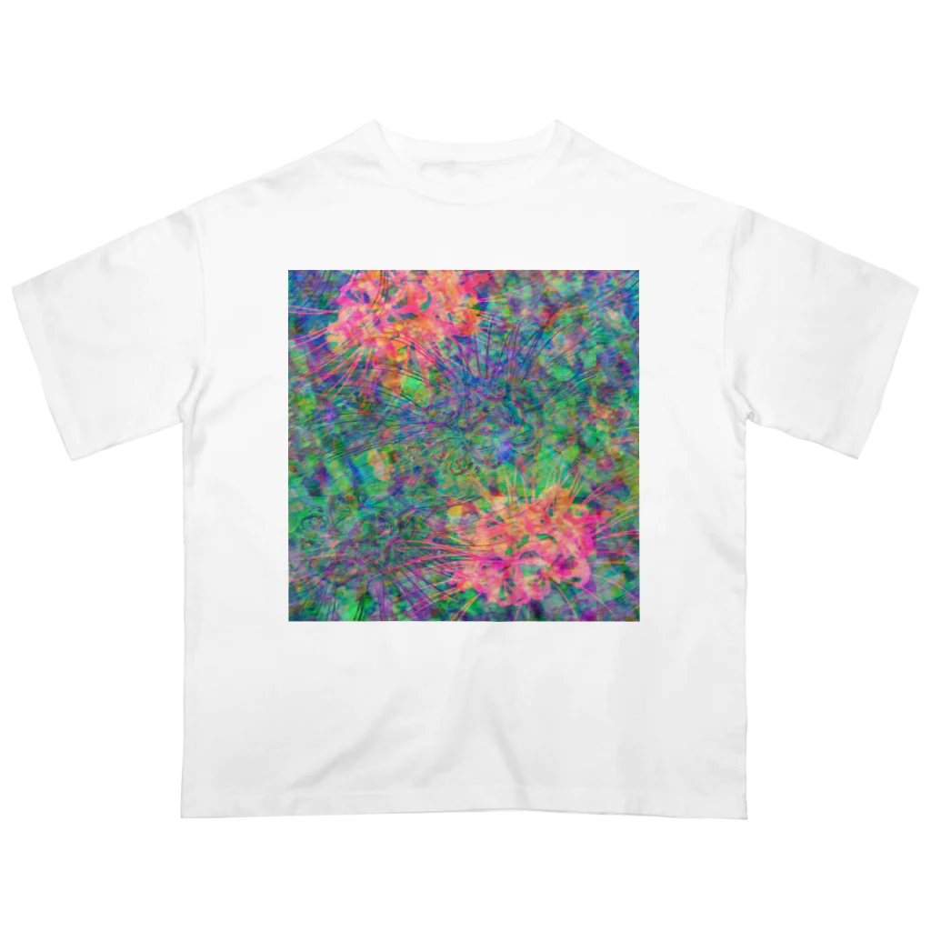 egg Artworks & the cocaine's pixの曼珠沙華 オーバーサイズTシャツ