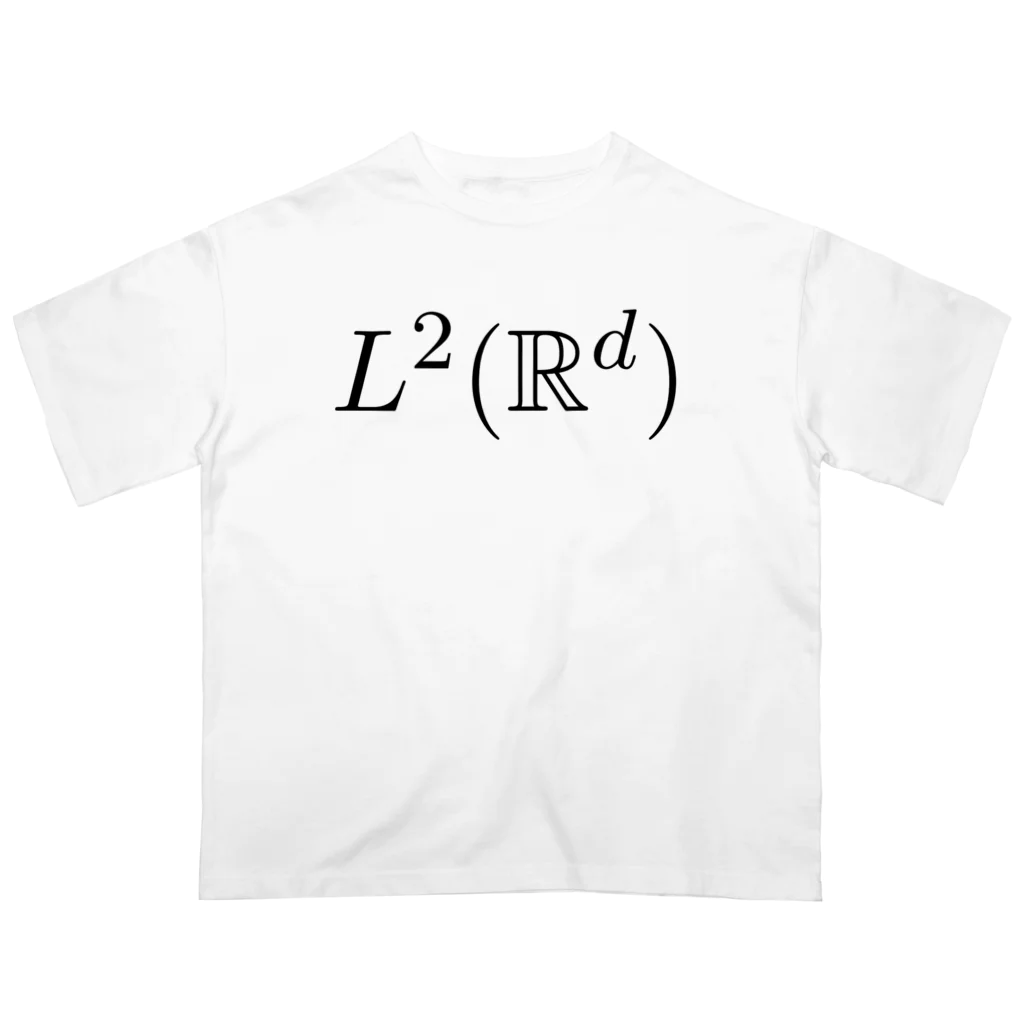 かわうそのL^2空間くん オーバーサイズTシャツ