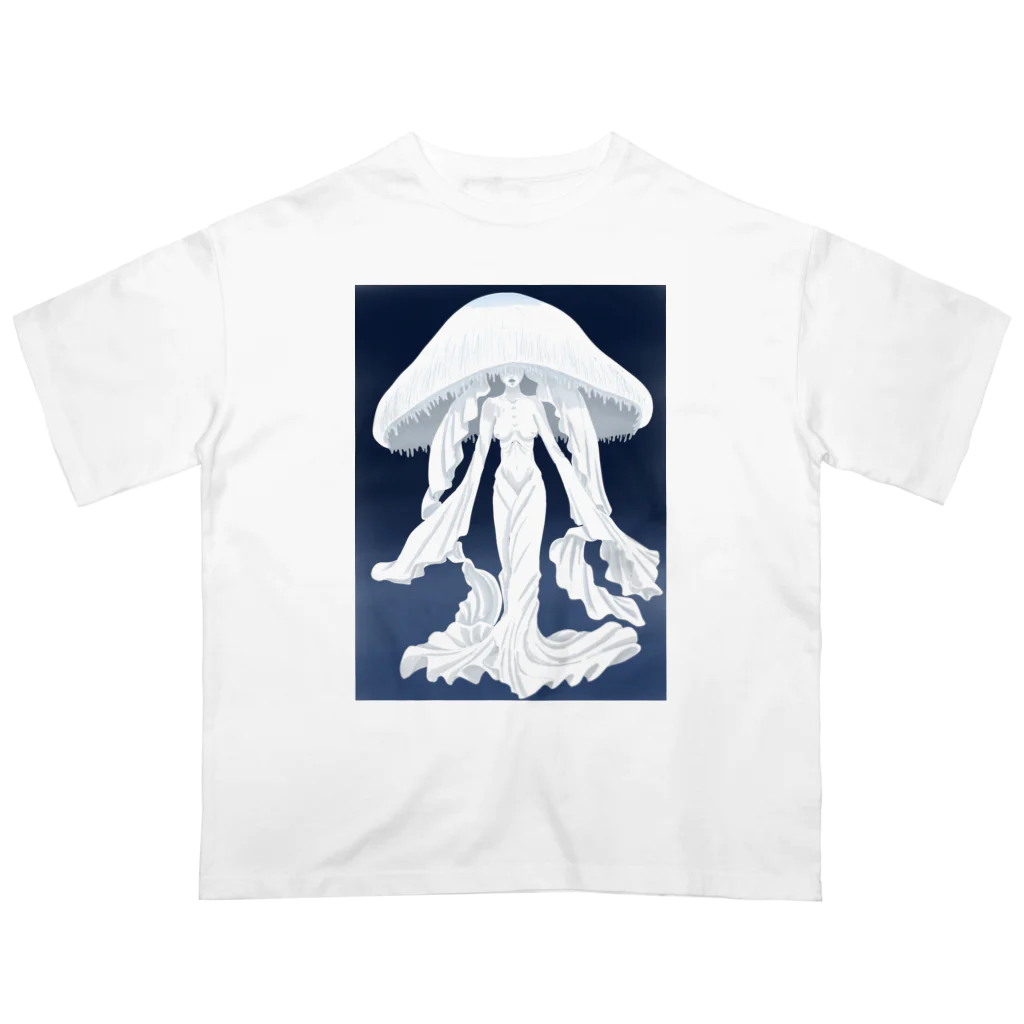 -CLO-のクラゲの女神 Oversized T-Shirt