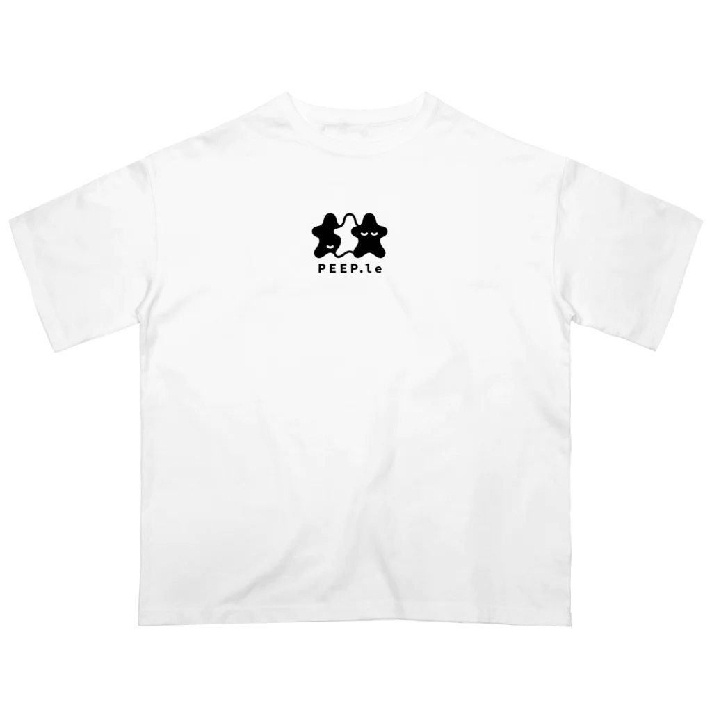 Q太のPEEP.le オーバーサイズTシャツ