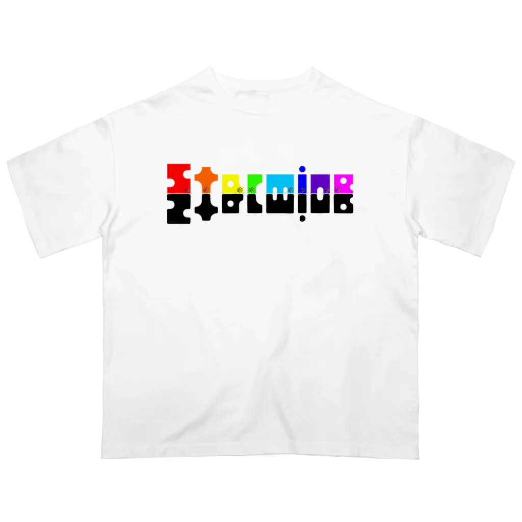 Starmine storeの【Starmine】 KIKORI Neon color  Oversized T-Shirt