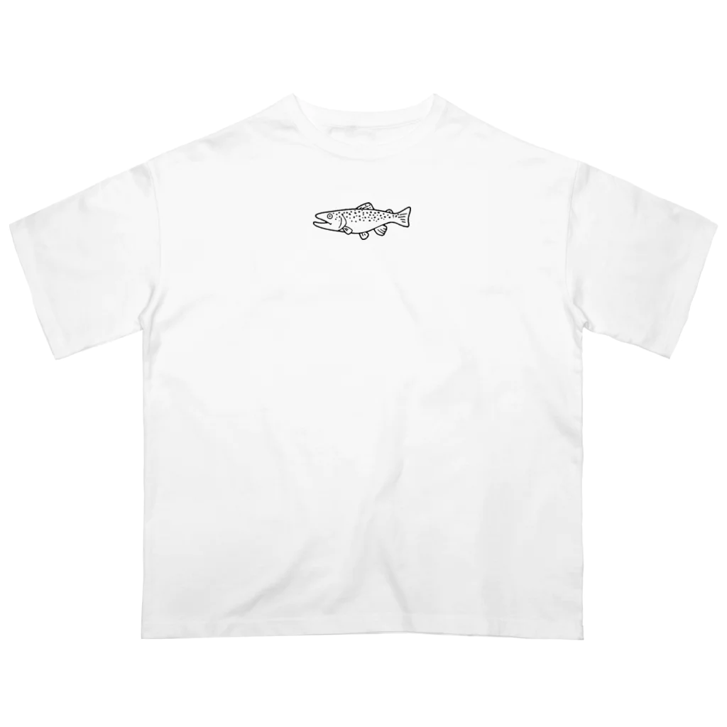 のぞみユニ🐟のブラウントラウト オーバーサイズTシャツ