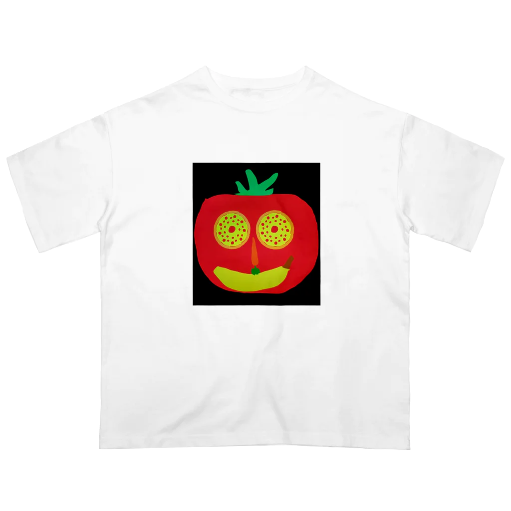 JSMMのピザの目トマト オーバーサイズTシャツ