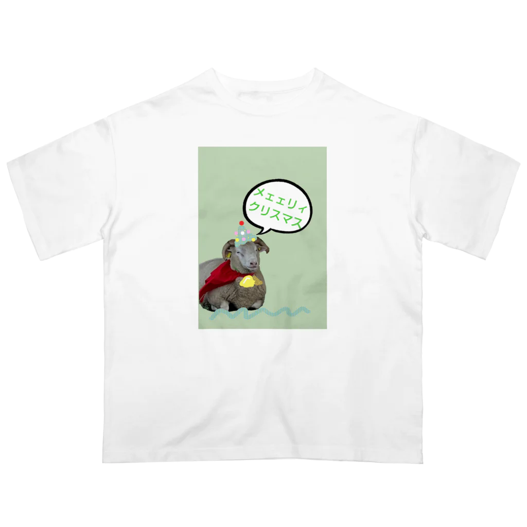 旅するナースのオス羊のハニーちゃん✨🎄✨ オーバーサイズTシャツ