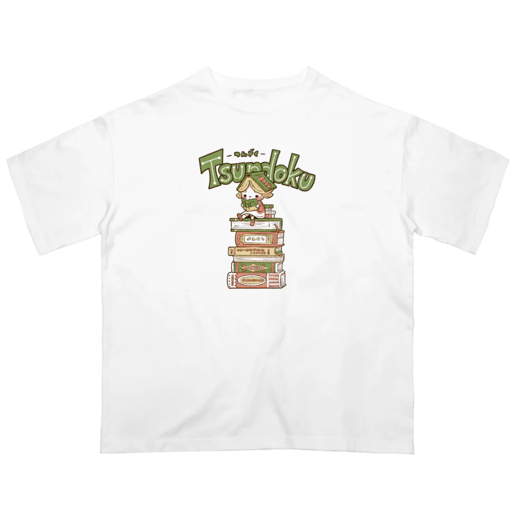 kohonの積読TUNDOKU  本ずきんちゃん オーバーサイズTシャツ