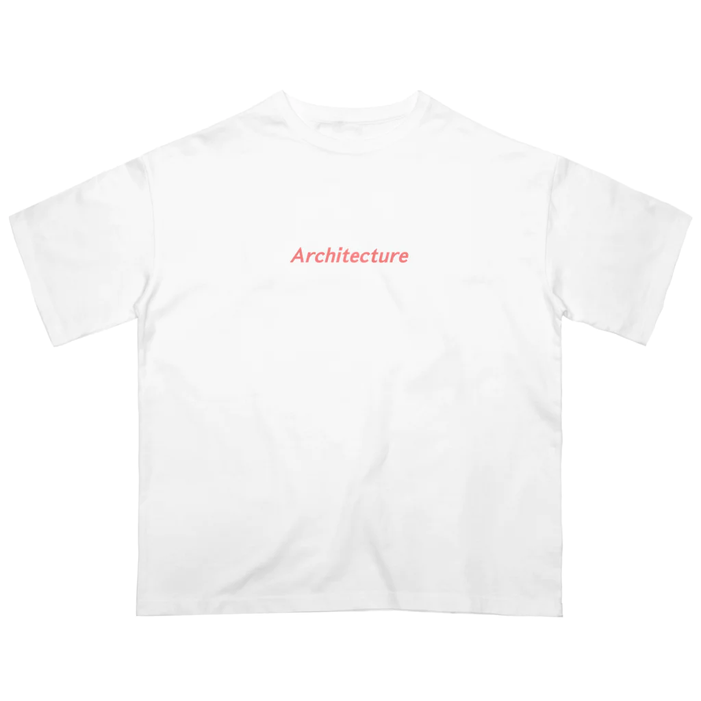 超音波100HzのArchitecture オーバーサイズTシャツ