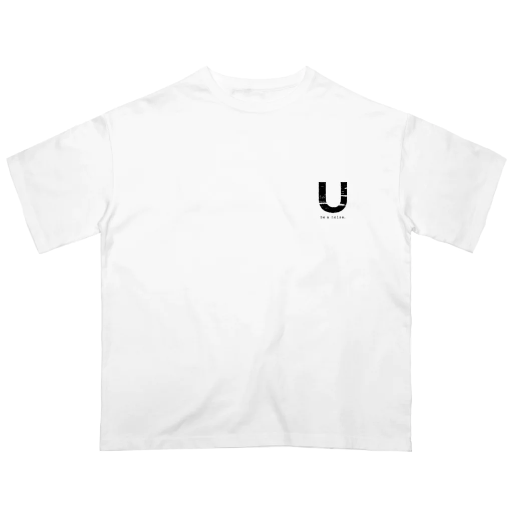 noisie_jpの【U】イニシャル × Be a noise. オーバーサイズTシャツ