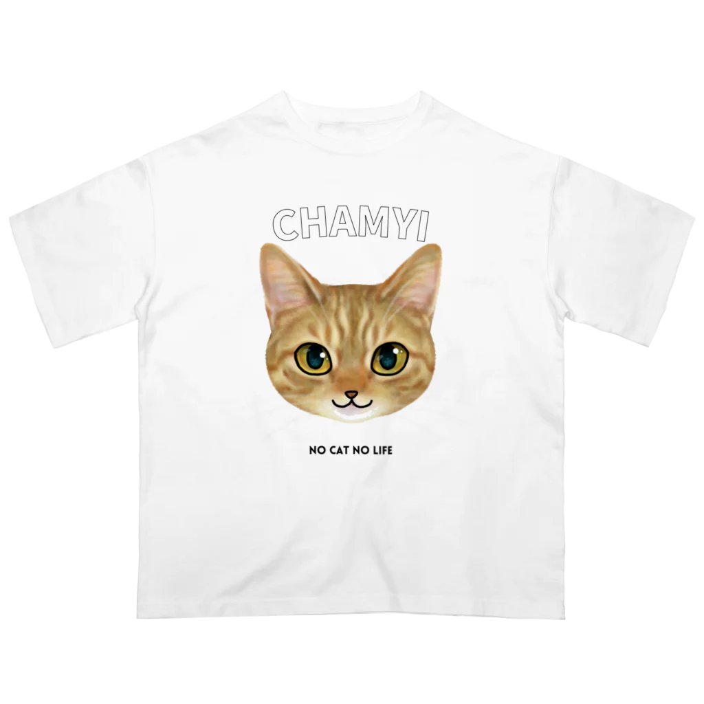 猫のイラスト屋さんのchamyi オーバーサイズTシャツ