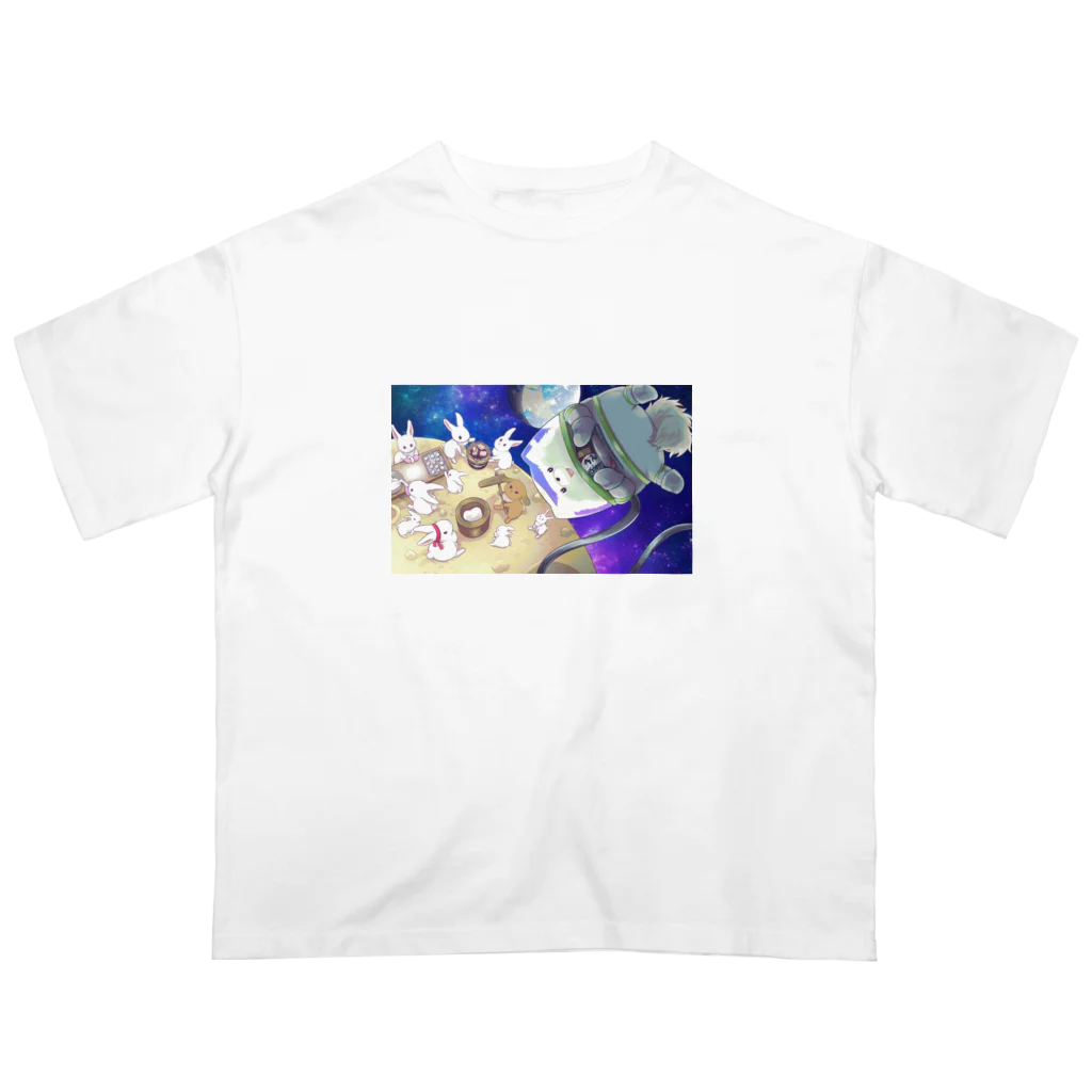 ポメラニ屋の宇宙ポメラニアン年賀絵 Oversized T-Shirt