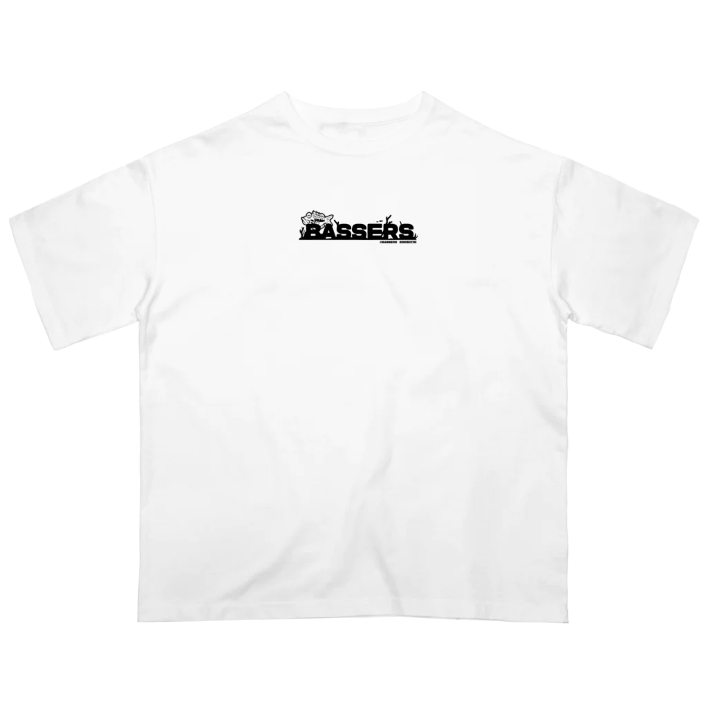 バサーズ構成員のバサーズ黒ロゴ Oversized T-Shirt