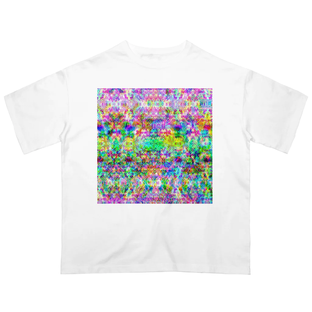 egg Artworks & the cocaine's pixの虹獣 オーバーサイズTシャツ