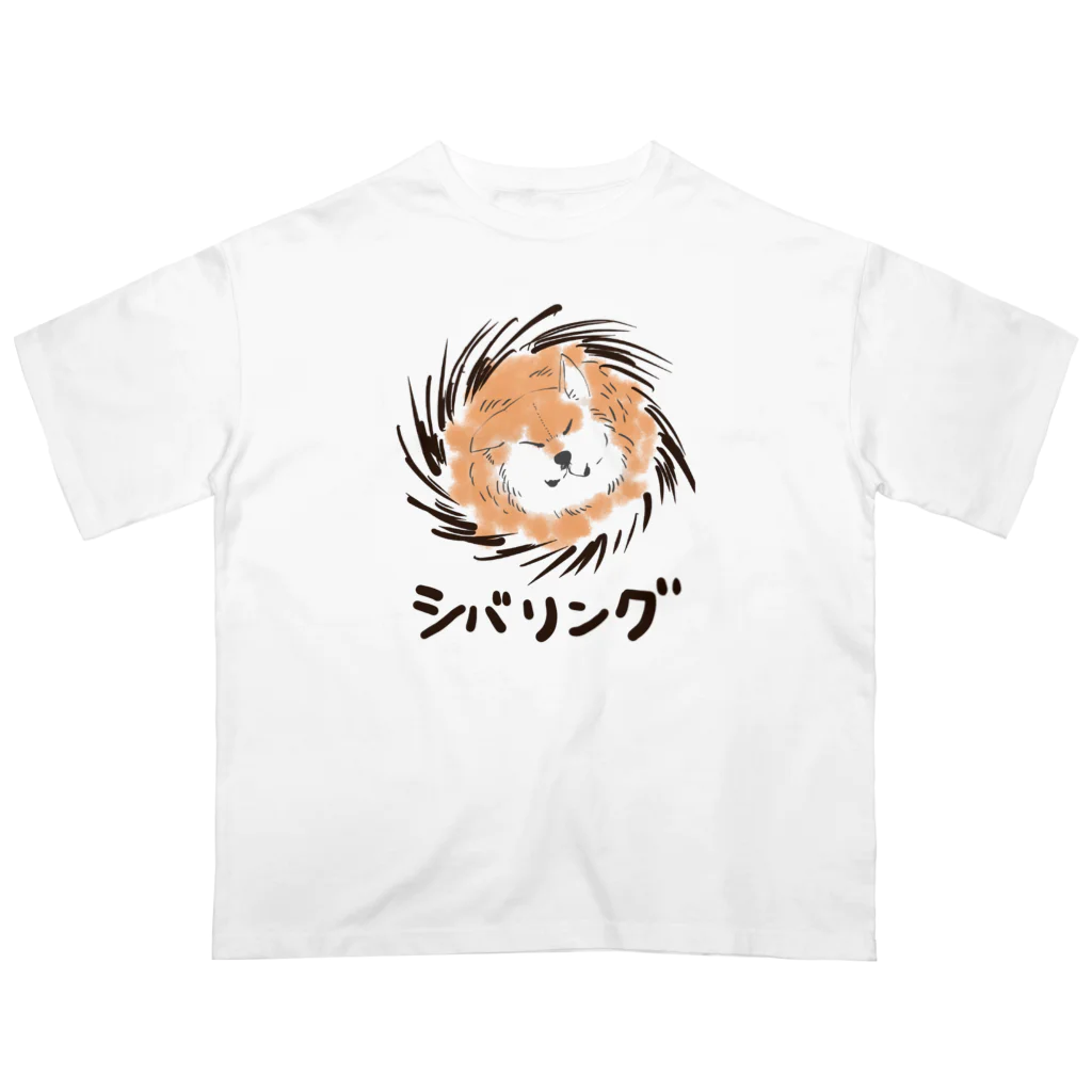 氷月のネタ箱の柴リング オーバーサイズTシャツ