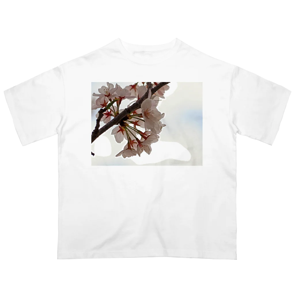 ムーンライトのイラスト風SAKURA Oversized T-Shirt