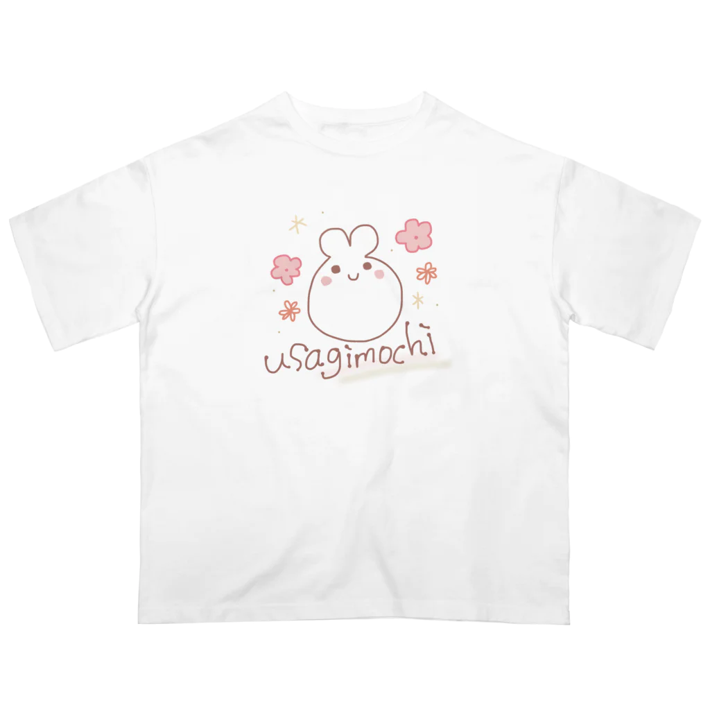 ♬もこもこほわほわeimyのおみせ♡のusagimochi オーバーサイズTシャツ