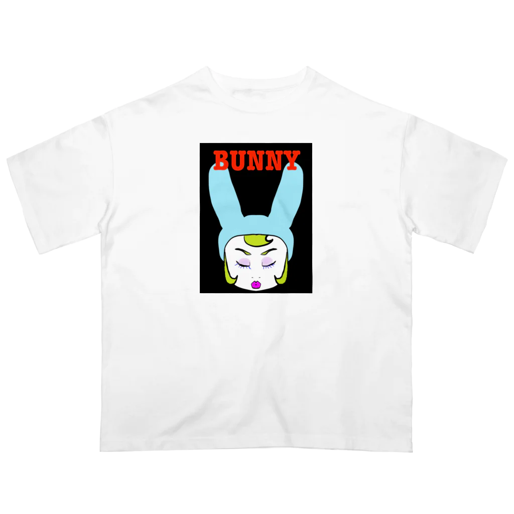 mamo〜のBunny girl オーバーサイズTシャツ