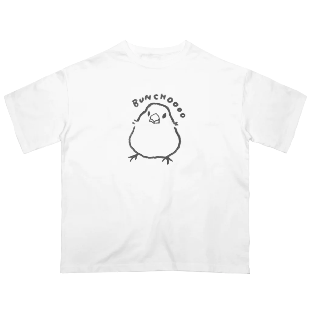 _shirayuki_のブンチョウノシュチョウ オーバーサイズTシャツ