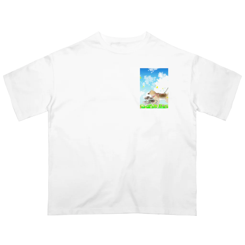 ふーがんしょっぷのお散歩 Oversized T-Shirt