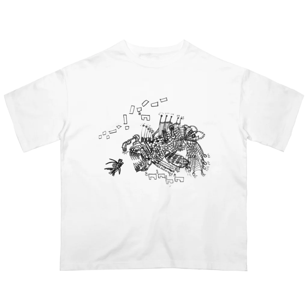 空飛ぶクジラのホウライエソ Oversized T-Shirt