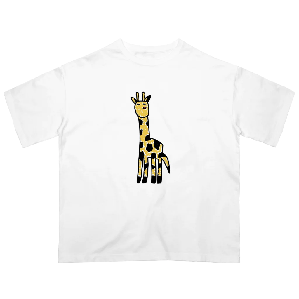 タキシードハムのキリン Oversized T-Shirt