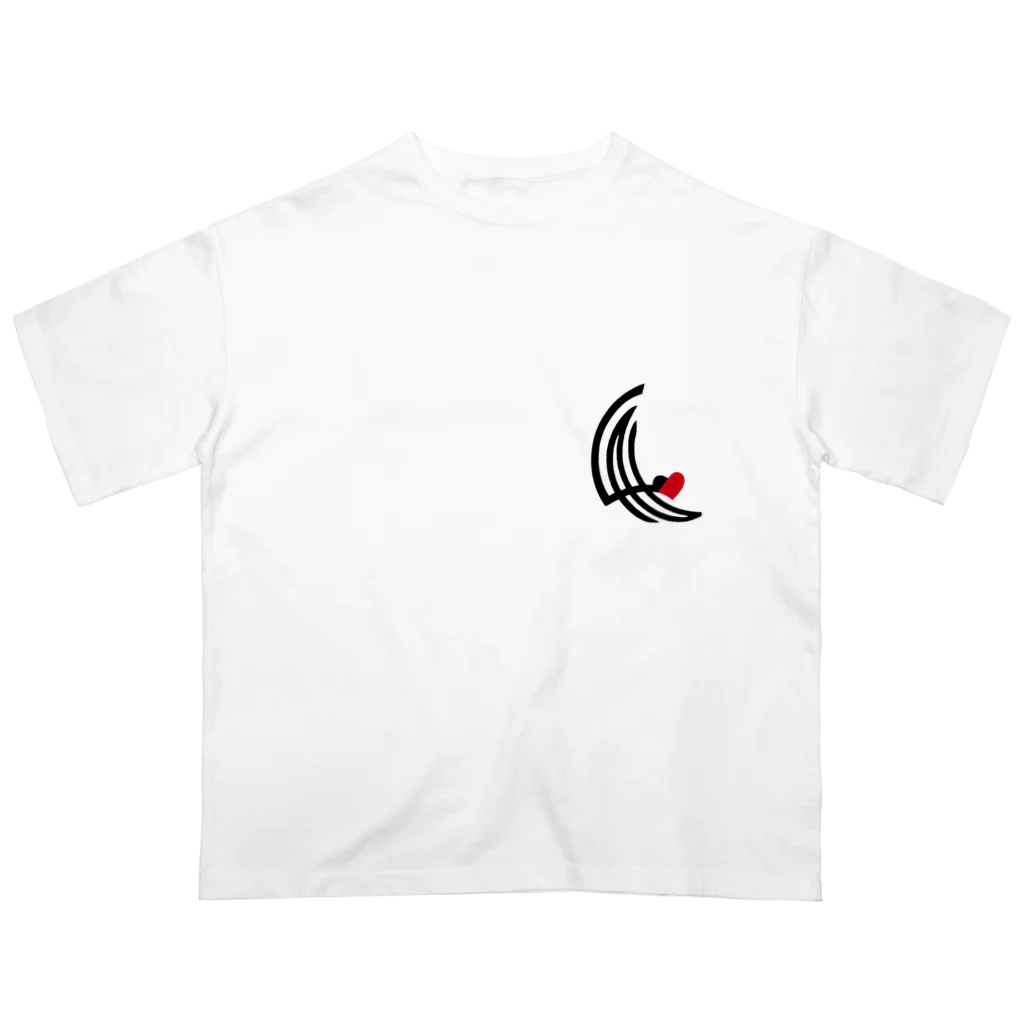 LUNAのHeart オーバーサイズTシャツ