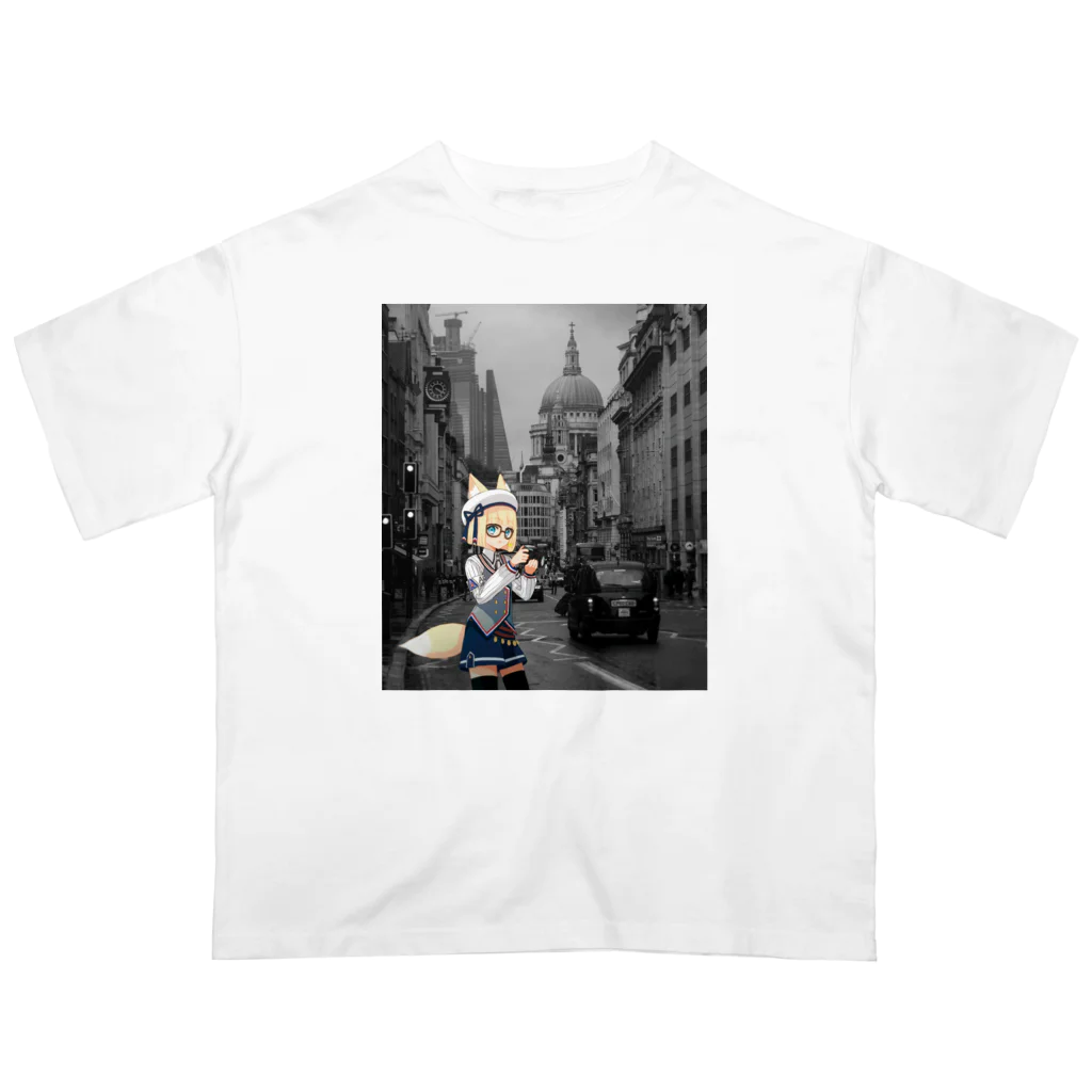 ♛ Tokikaze ♛のExploring London with Tokikaze 1 (Mono) オーバーサイズTシャツ