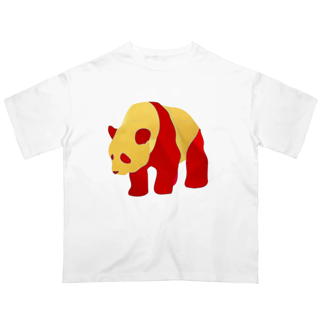 広熨斗隼人SHOPの広熨斗隼人のカラーパンダ🐼２ Oversized T-Shirt