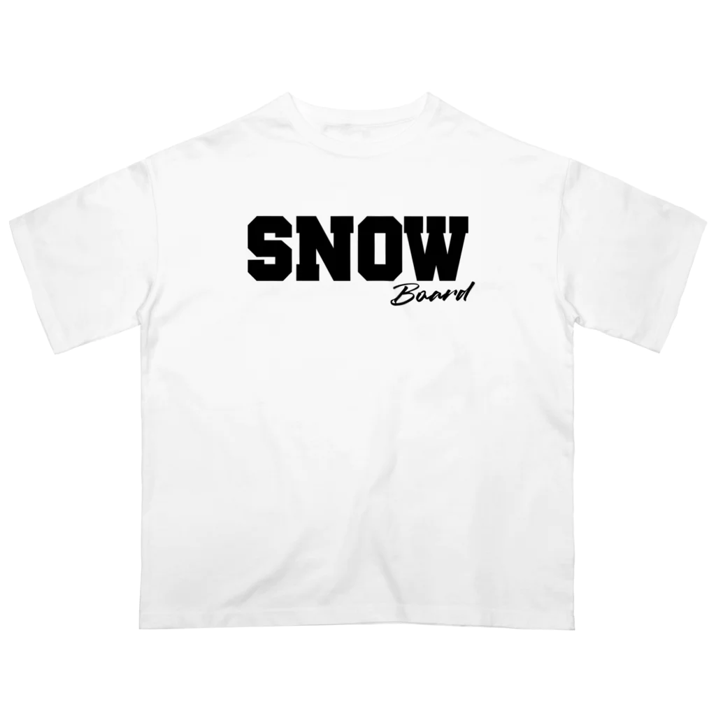 おもしろいTシャツ屋さんのSNOWBOARD　スノーボード オーバーサイズTシャツ