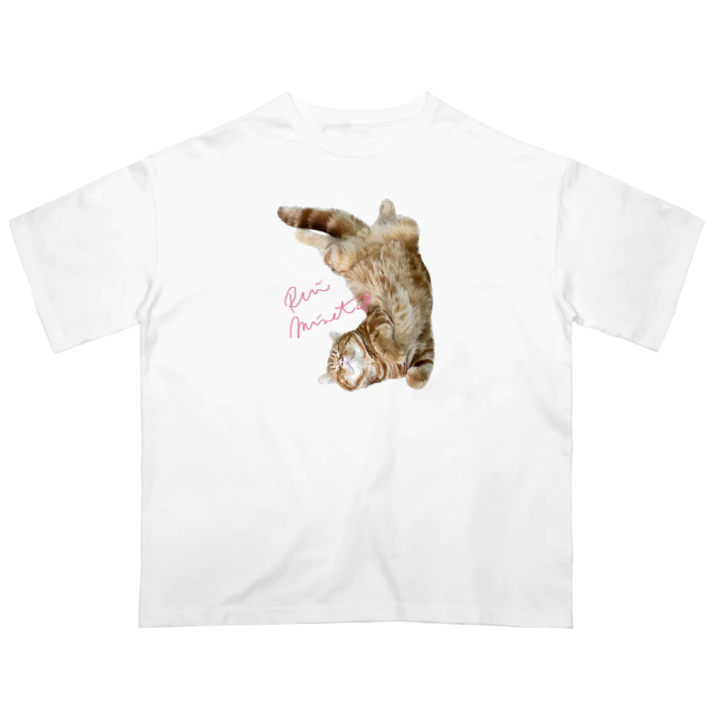 るいるいしょっぷのすいみんねこ オーバーサイズTシャツ