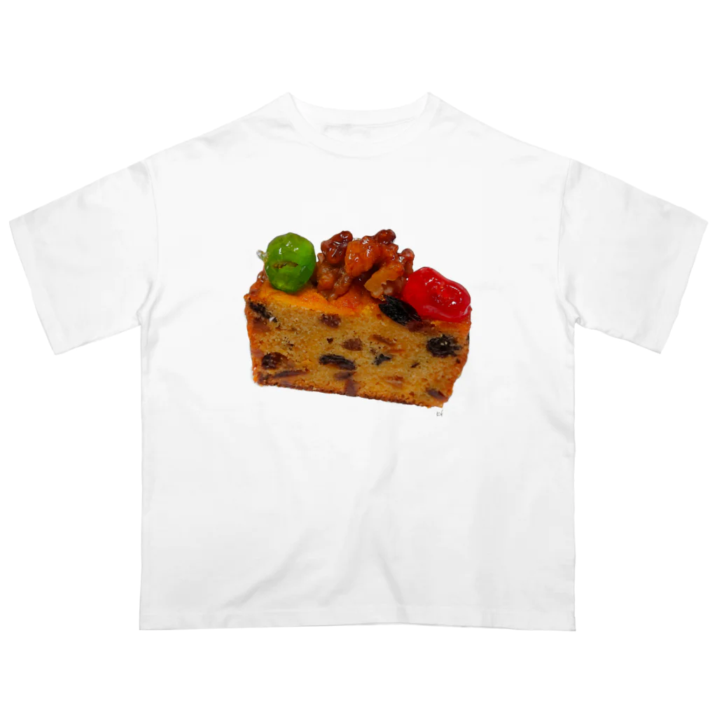 世界お菓子ばなしの心ときめくフルーツケーキ Oversized T-Shirt