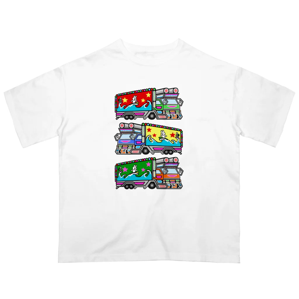 P-STYLEのトラックトリオ(カラーver.) オーバーサイズTシャツ