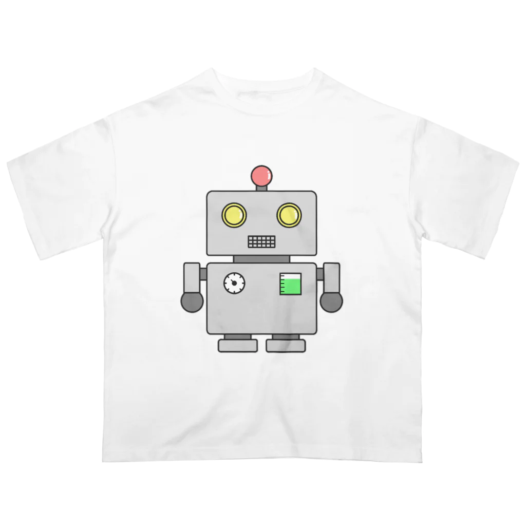CUTOY MEMORY -可愛いおもちゃの思い出-のロボットくん オーバーサイズTシャツ